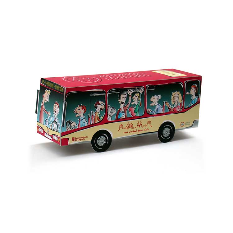 Proyectos 11 iseño e ilustración para Autobuses Logroño